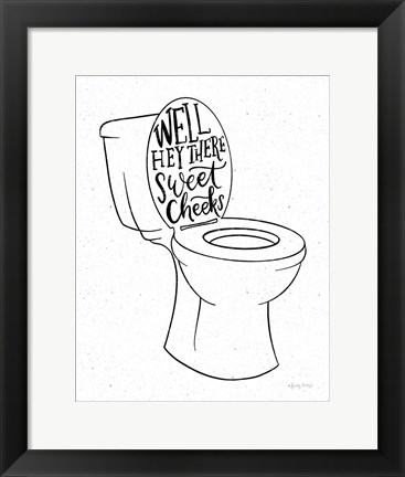 Framed Bathroom Puns IV Print