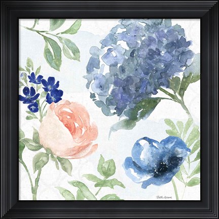 Framed Coastline Botanical III Print