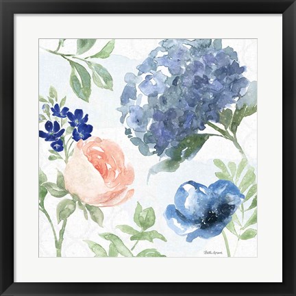 Framed Coastline Botanical III Print