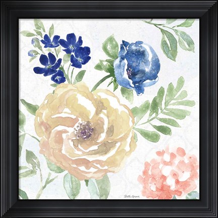Framed Coastline Botanical II Print