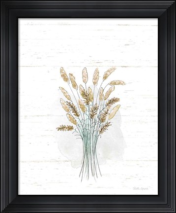Framed Farmhouse Cotton VII No Words Neutral Print