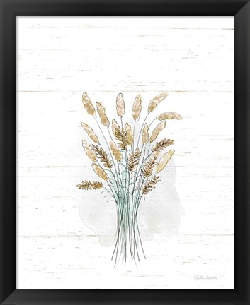 Framed Farmhouse Cotton VII No Words Neutral Print