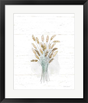 Framed Farmhouse Cotton VII No Words Neutral Print