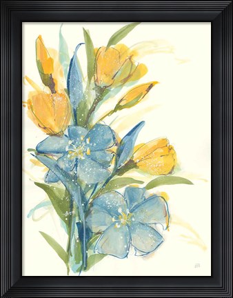 Framed Sunshine Bouquet II Print