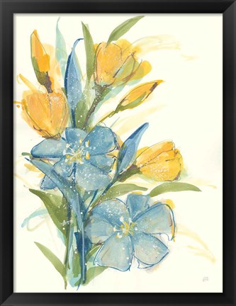 Framed Sunshine Bouquet II Print