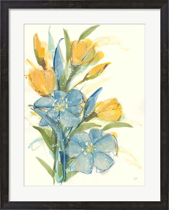 Framed Sunshine Bouquet II Print