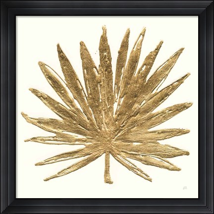 Framed Gilded Palm VIII Print