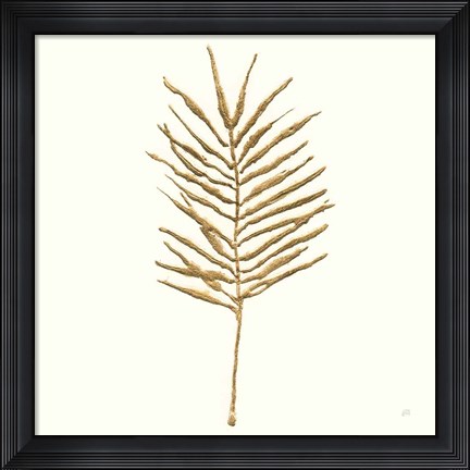 Framed Gilded Palm VI Print