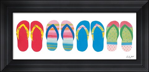 Framed Sea Sand Sun VII Print