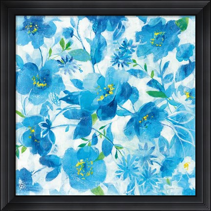Framed Scattered Floral Print