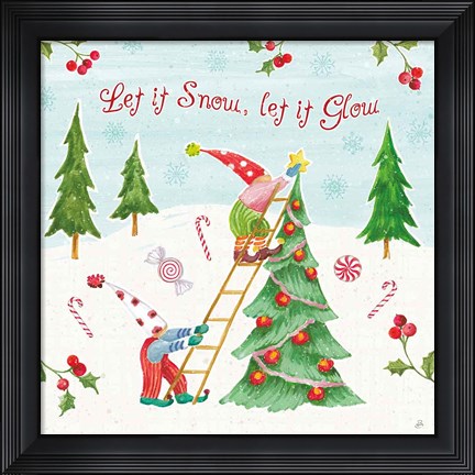 Framed Elf Factory V Print