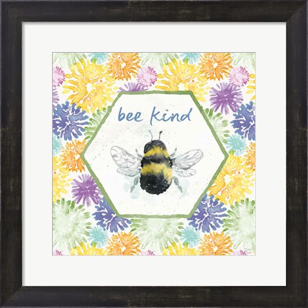 Framed Bee Harmony VII Print