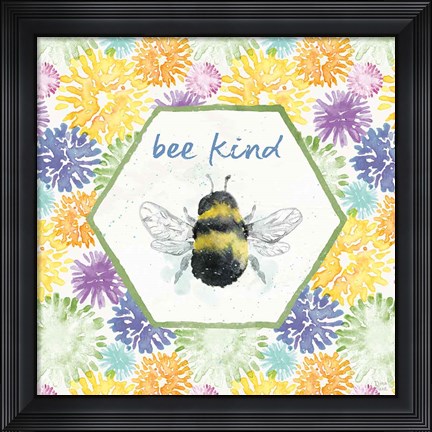 Framed Bee Harmony VII Print