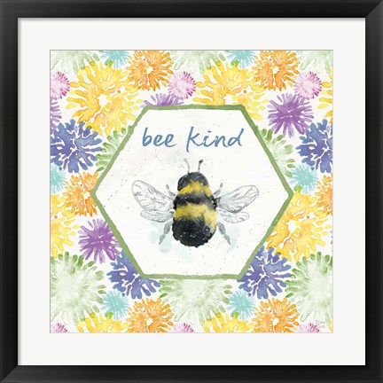 Framed Bee Harmony VII Print