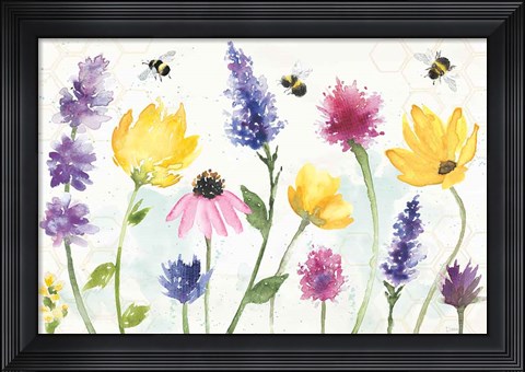 Framed Bee Harmony I Print