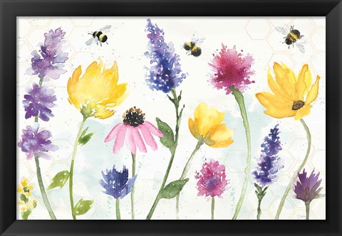 Framed Bee Harmony I Print