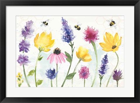 Framed Bee Harmony I Print