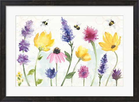 Framed Bee Harmony I Print