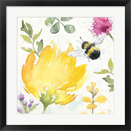 Framed Bee Harmony II Print