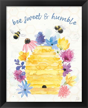 Framed Bee Harmony IV Print