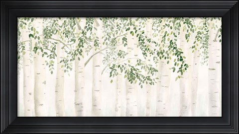Framed Fresh Forest Green Print