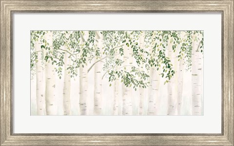 Framed Fresh Forest Green Print