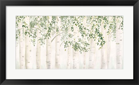 Framed Fresh Forest Green Print