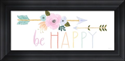 Framed Lets Chase Rainbows XVIII Print
