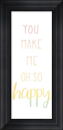 Framed Lets Chase Rainbows XVI Print