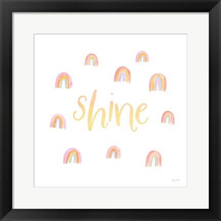 Framed Lets Chase Rainbows XII Print