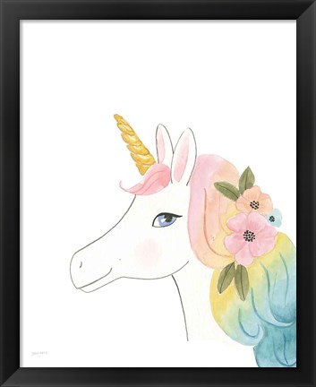 Framed Lets Chase Rainbows V Print