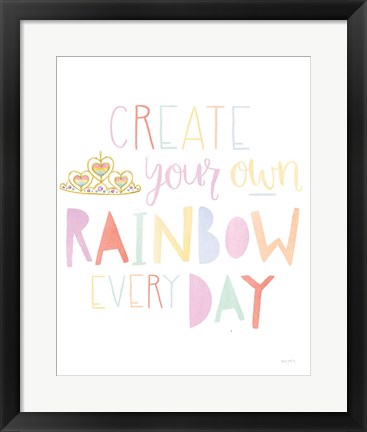 Framed Lets Chase Rainbows III Print