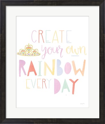 Framed Lets Chase Rainbows III Print