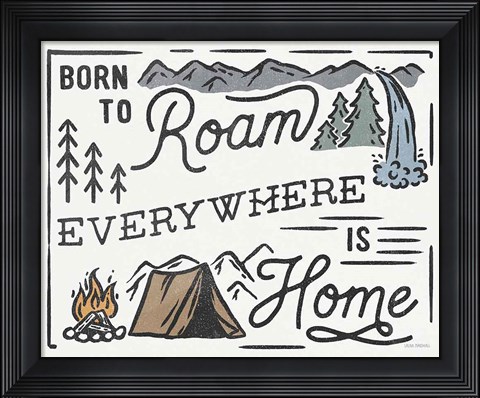 Framed Adventurous II v2 Print