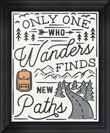 Framed Adventurous VII Print