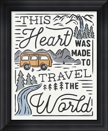 Framed Adventurous VI Print