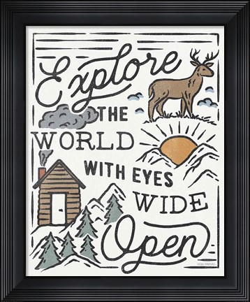 Framed Adventurous IV Print