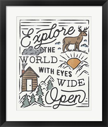 Framed Adventurous IV Print