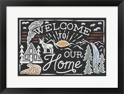 Framed Adventurous III Black Print