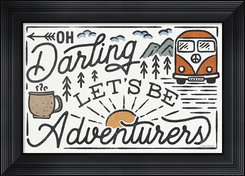 Framed Adventurous I Print