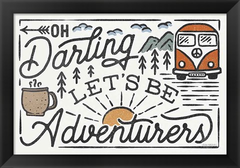 Framed Adventurous I Print