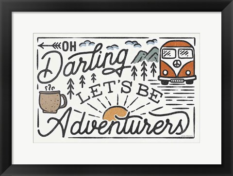 Framed Adventurous I Print