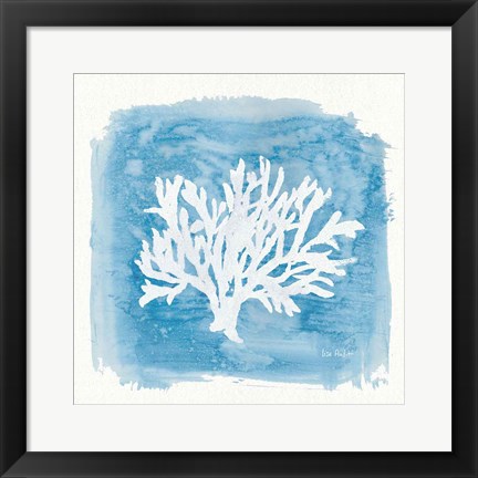 Framed Water Coral Cove VI Print