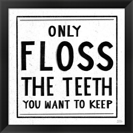 Framed Only Floss Print