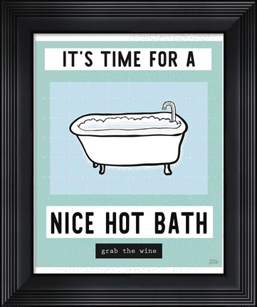Framed Hot Bath Print