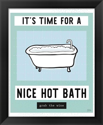 Framed Hot Bath Print