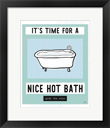 Framed Hot Bath Print