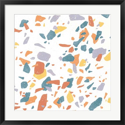 Framed Terrazzo Sunset II Print