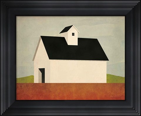 Framed Fall Barn Print