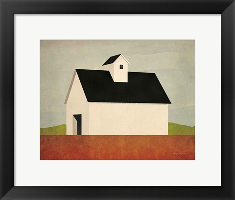 Framed Fall Barn Print